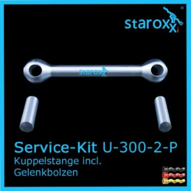 staroxx® Service-Kit U-300-2-P, Kuppelstange incl. Gelenkbolzen